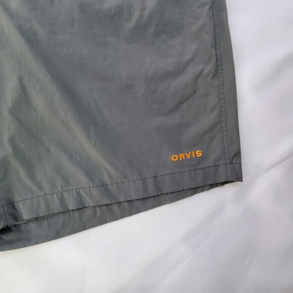 Orvis Jackson Quick Dry Hybrid Fishing Shorts Mens Size XXL Gray Hiking Camping - Picture 8 of 9